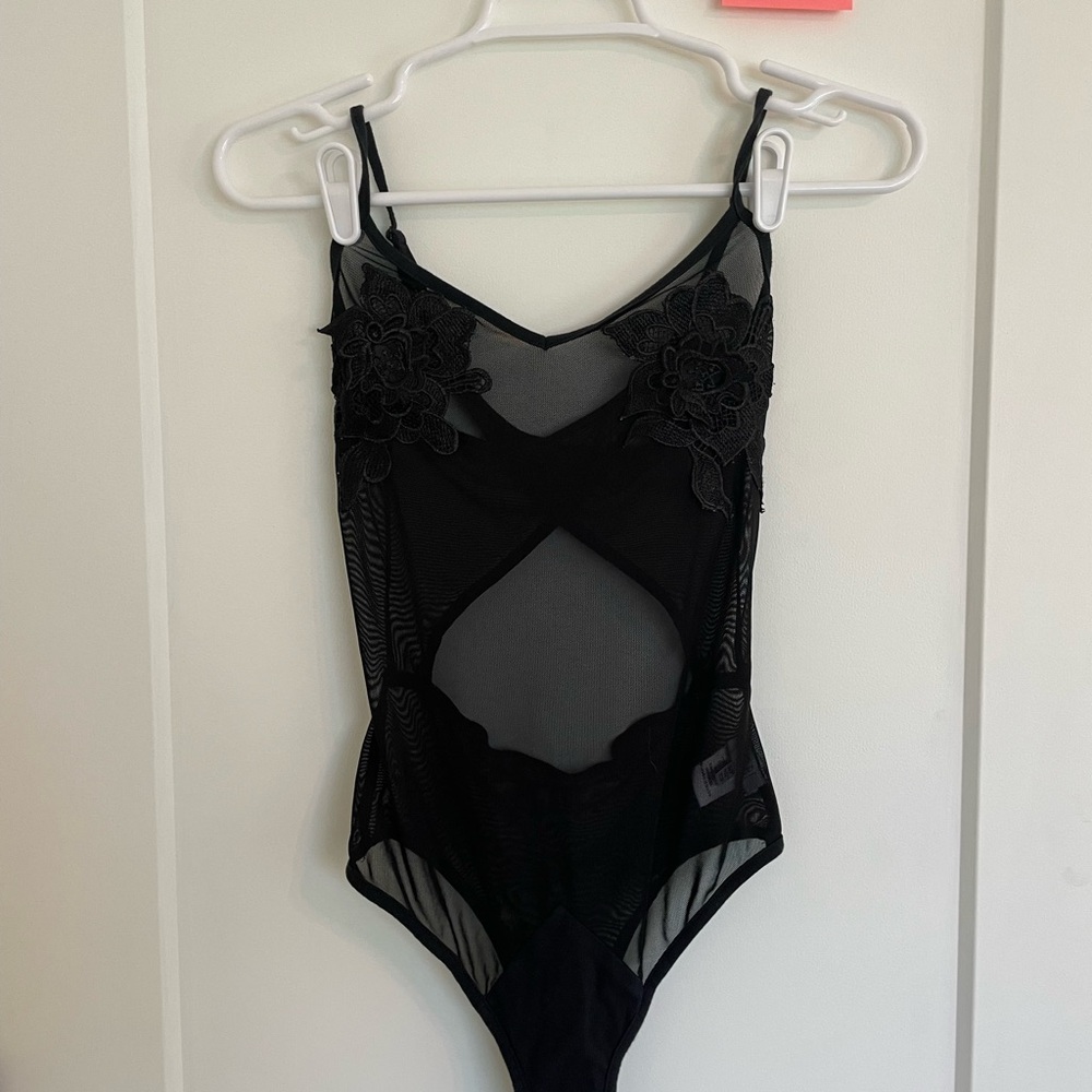 Black Lace Bodysuit